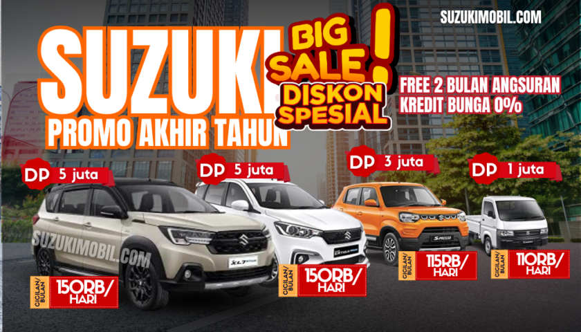Promo Suzuki Akhir Tahun DP Murah